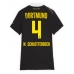 Borussia Dortmund Nico Schlotterbeck #4 Borta matchtröja Dam 2026-27 Kortärmad Billigt Borussia Dortmund Nico Schlotterbeck #4 Borta matchtröja Dam 2026-27 Kortärmad Billigt